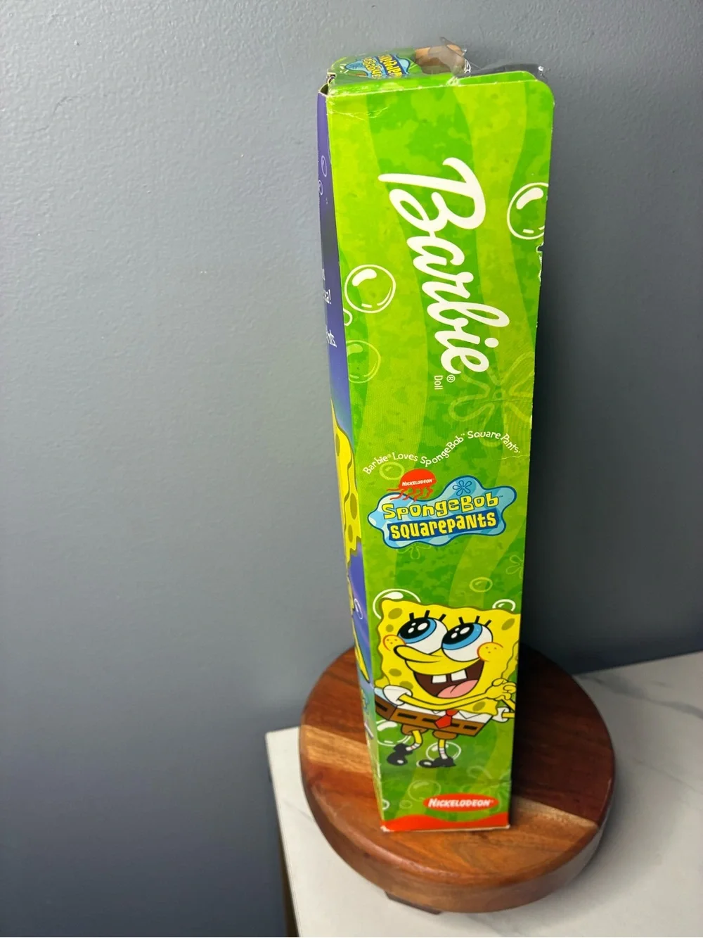 Barbie Loves SpongeBob SquarePants Doll 2002 Mattel Nickelodeon w/ Box